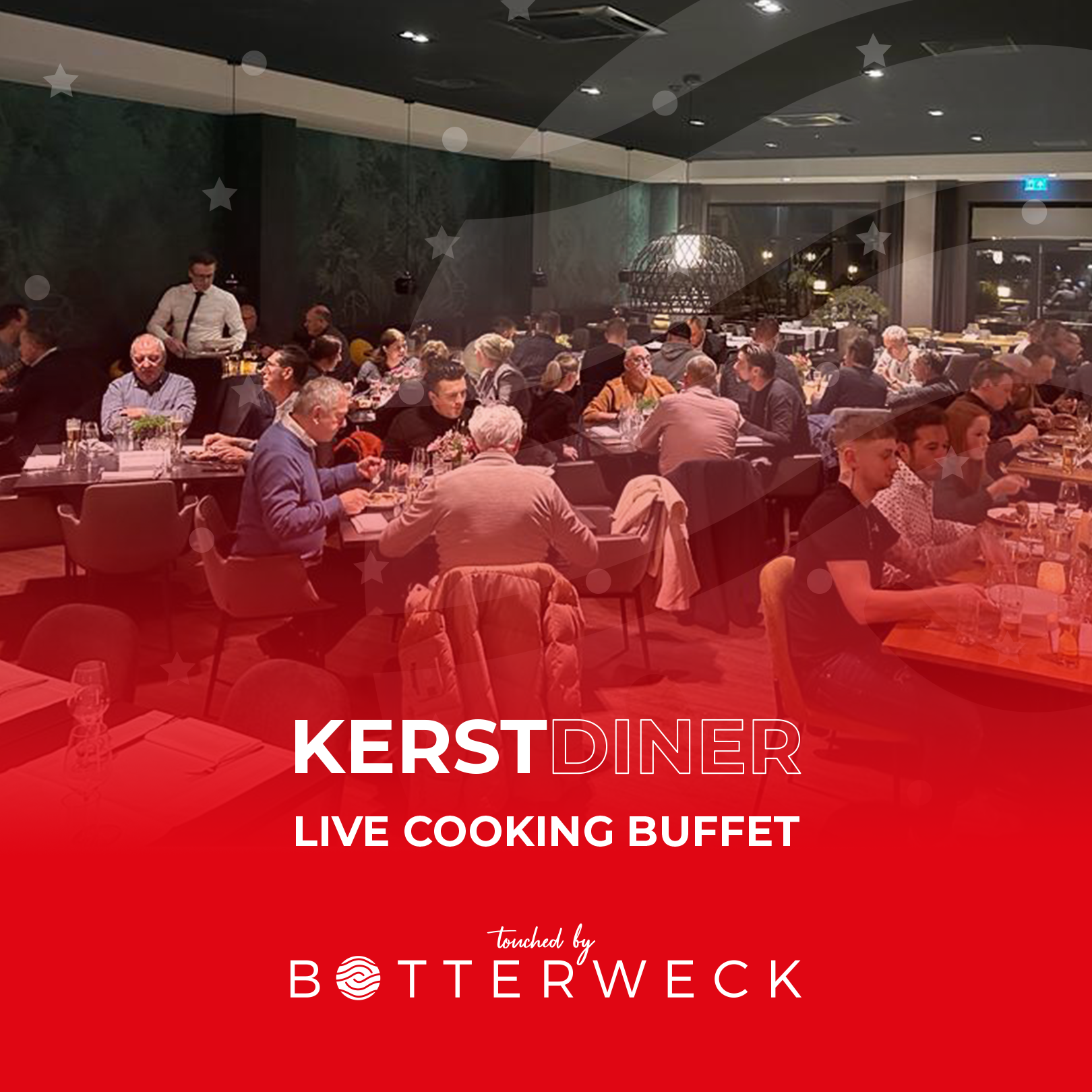 Kerstdiner met live cooking buffet!