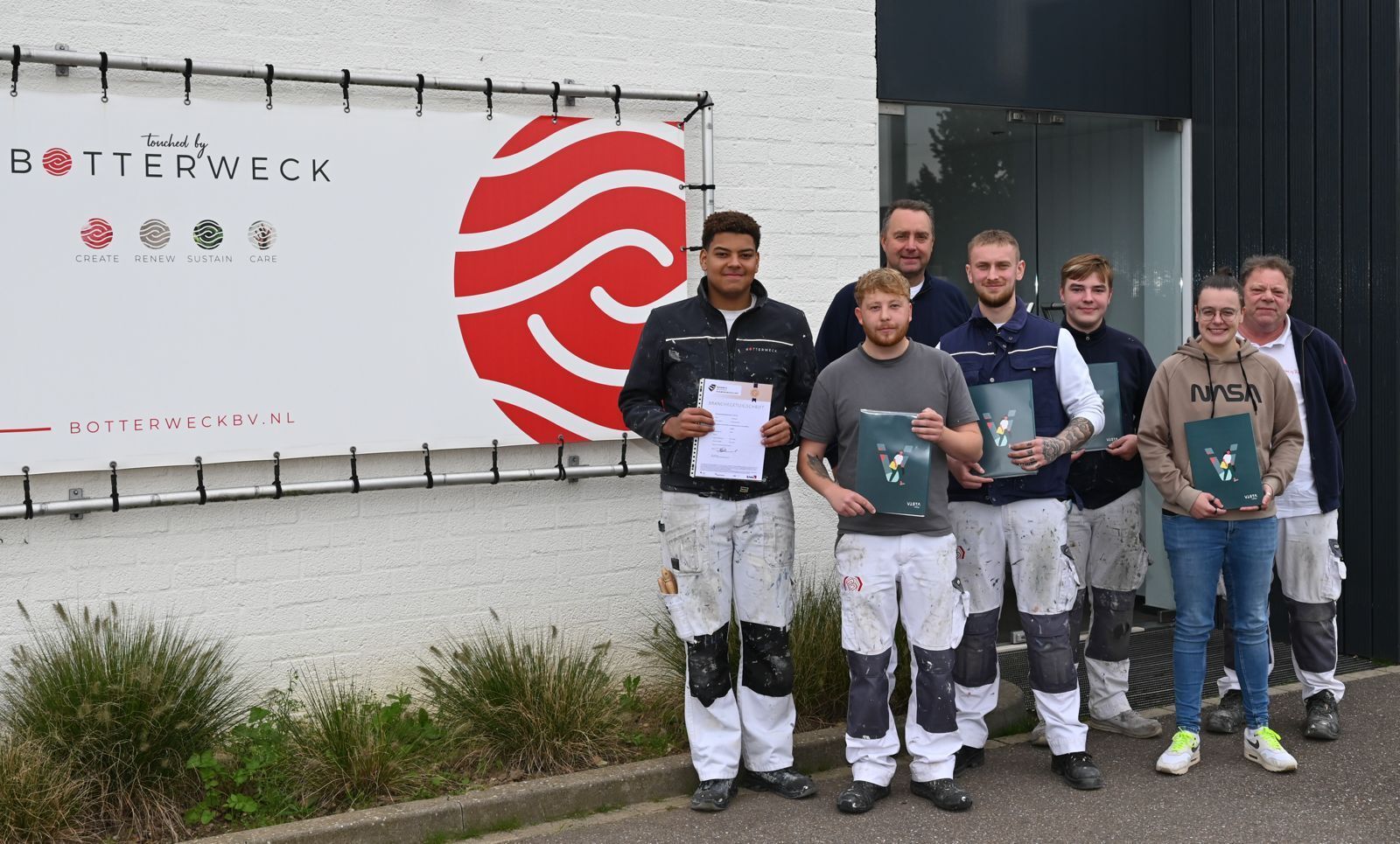 Trots moment bij Botterweck!